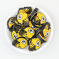 NFL Teams Helmet Silicone Focal Beads Printed Designs 20pcs 11