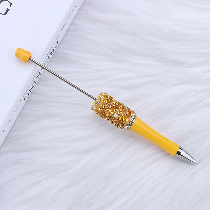 Beadable Pens with Pearl Rhinestone Decorations Colorful 10