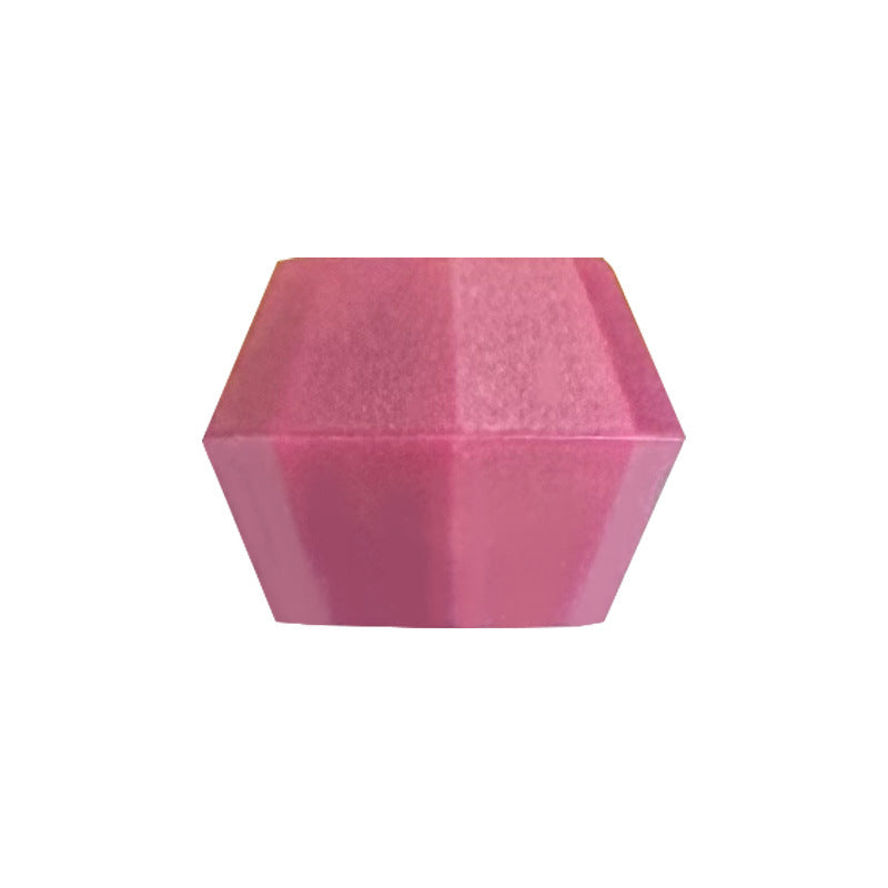 18mm Faceted Silicone Beads Colorful Geometric Shape 50pcs 20