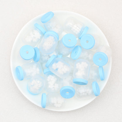 Christmas 3D Silicone Focal Beads Baby Bottle Design 20pcs 13