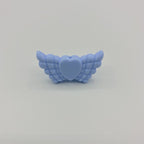Wing Silicone Beads Mixed Colors 20pcs 42