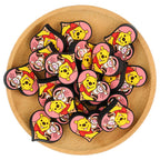 Silicone Focal Beads Disney Pooh Bear Tigger Heart Shaped 20pcs 3