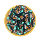 Silicone Focal Beads Halloween Western Cowboy Pumpkin Design 20pcs 2