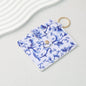 PU Card Holder Keychain Multi Patterned - A2 Porcelain