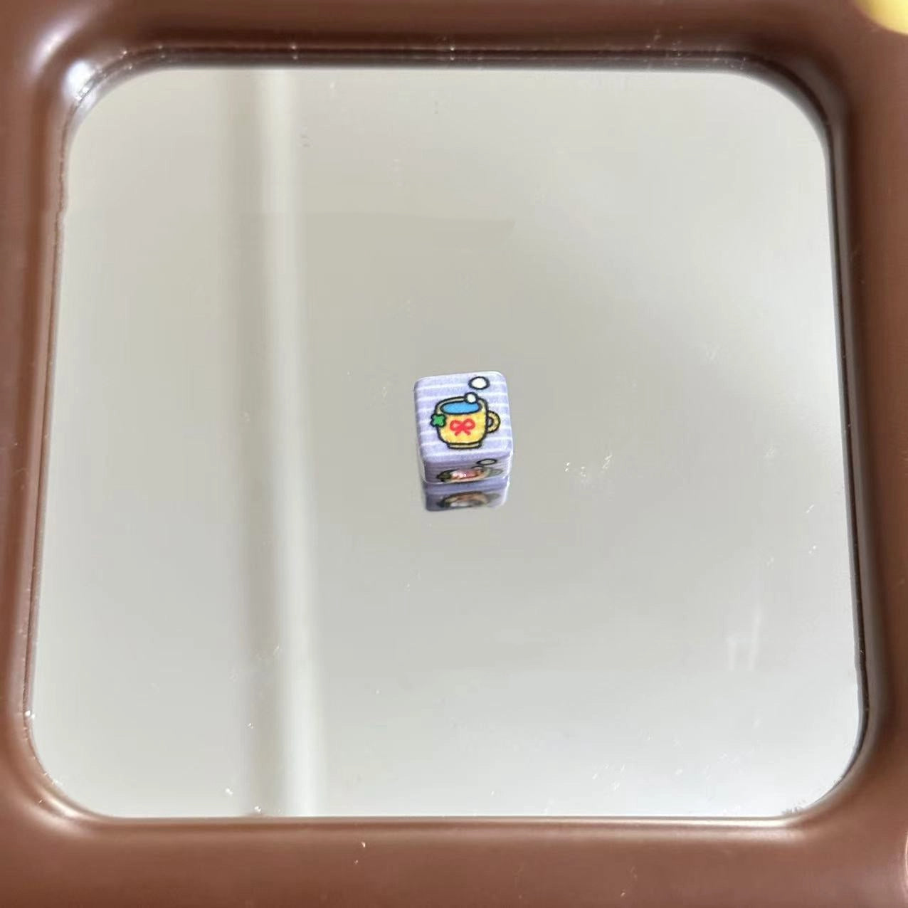 Tulip Cat Acrylic Square Beads 10mm Cute Cartoon Pastel 20pcs 7