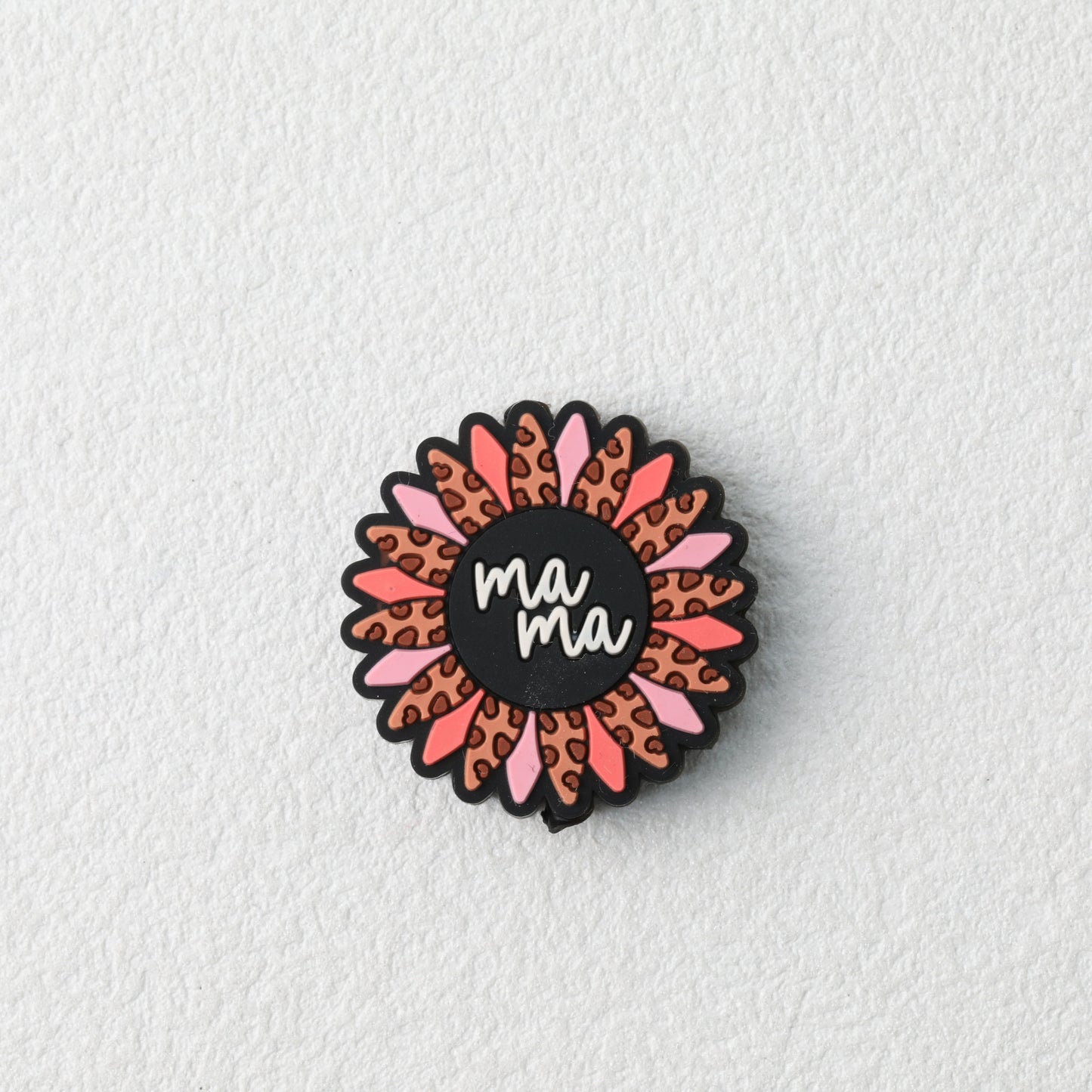 Silicone Focal Beads Daisy MaMa Sunflower Petals Leopard Print 20pcs
