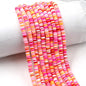 Flat Clay Beads 6mm Colorful Matte Polymer Spacer 10 Strands 49