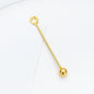 Beadable Metal Eyepins Detachable