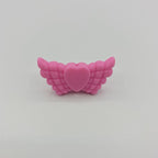 Wing Silicone Beads Mixed Colors 20pcs 30