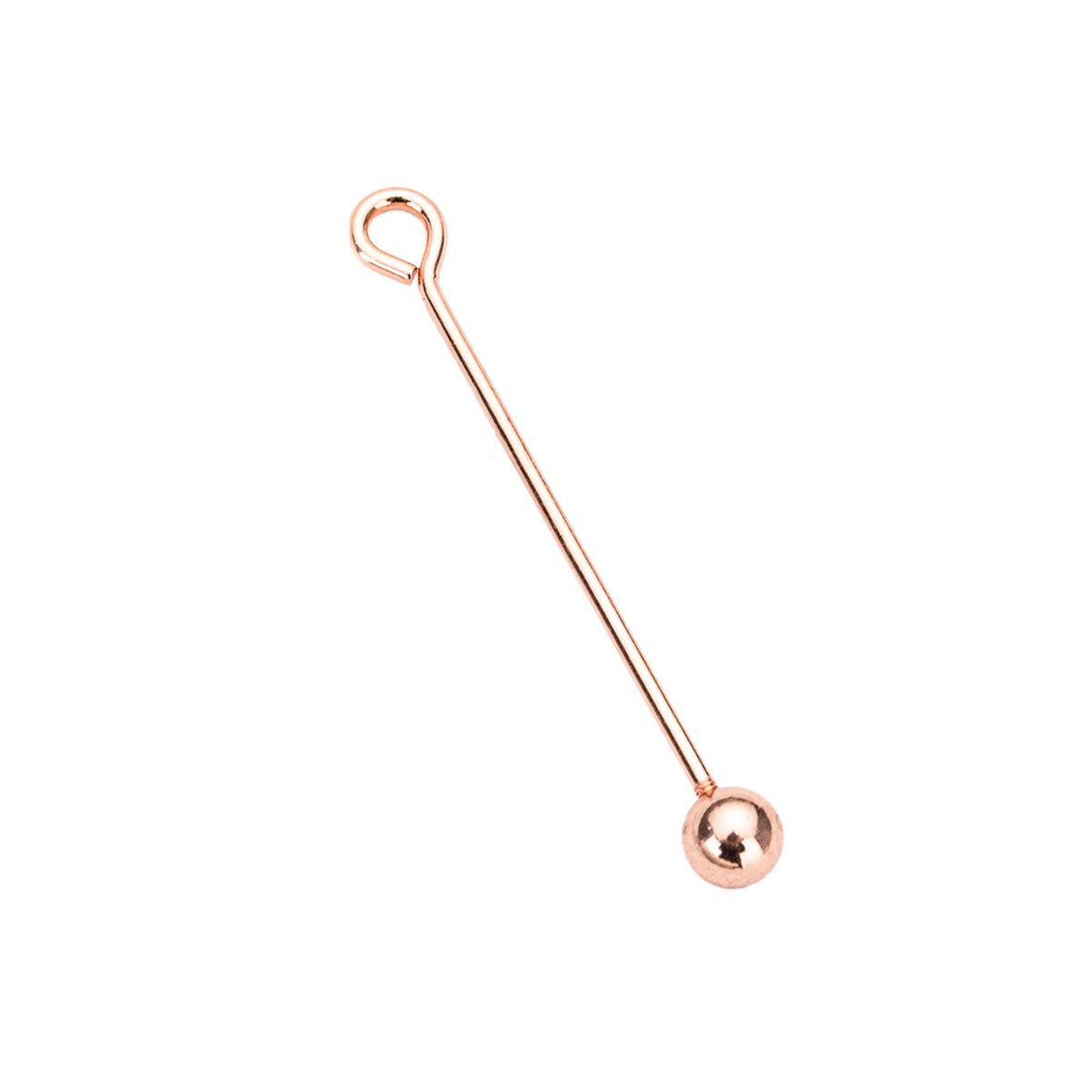 Beadable Metal Eyepins Detachable