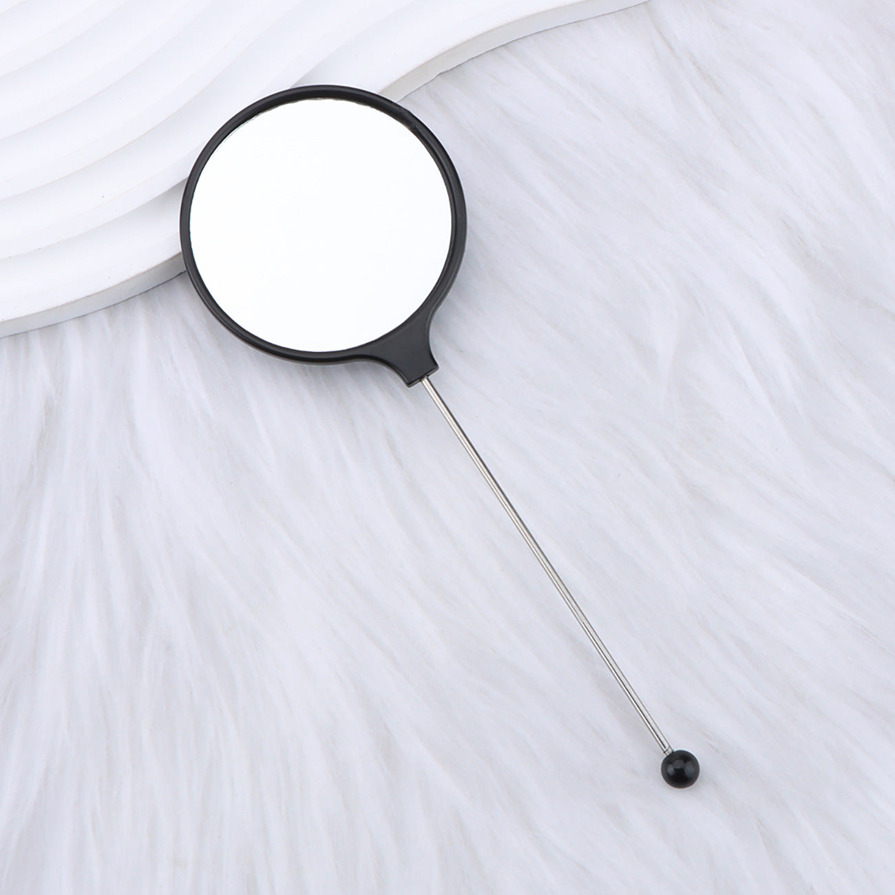 Beadable Mirrors Mini Handheld Round