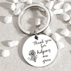 Sunflower Teacher Appreciation Keychain Stainless Steel Keepsake 2