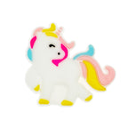 Silicone Focal Beads Unicorn Pastel Colors Set of 20pcs 2