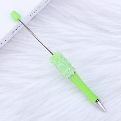 Beadable Pen with Stardust Glitter Plastic 18