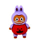 Silicone 3D Focal Beads Pumpkin Bunny Smiling Face Multi Color 20Pcs 8