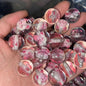 Clear Acrylic Round Beads 16mm Cartoon Figures 20pcs 10