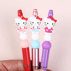 Silicone 3D Focal Beads Nurse Cat Wearing Nurse Hat 20pcs 9