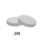 25mm Silicone Beads Flat Coin Spacer Pastel Mix 50pcs 12