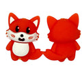 Silicone 3D Focal Beads Woodland Fox Expressive Eyes 20pcs