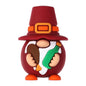 Silicone 3D Focal Beads Thanksgiving Pumpkins Give Thanks Hat 20pcs 14