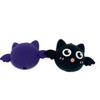 Silicone 3D Focal Beads Bat Halloween Wide Eyed Detail 1 pcs