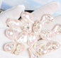 Irregular Acrylic Beads ABS Plastic Imitation Pearl Rhinestone 10pcs 10