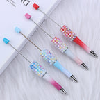 Colorful Pearl Gradient Round Ballpoint Pen Plastic 4