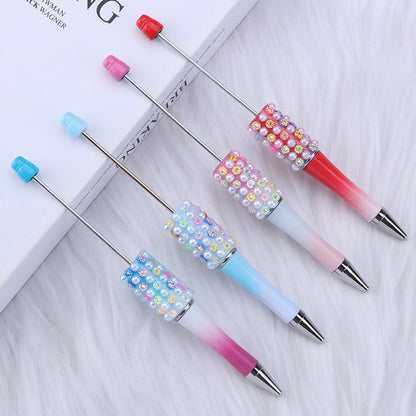 Colorful Pearl Gradient Round Ballpoint Pen Plastic 4