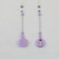 Beadable Badge Reels Retractable ID Keychain Clip - Candy purple