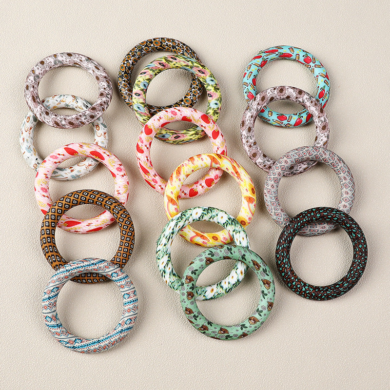 65mm Printing circular silicone rings
