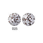 15mm Silicone Beads Rhombus Printed Design 50pcs 35