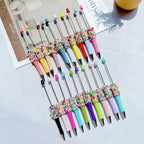 Creative Animal Cartoon Patch Rainbow Heart Beadable Pen 6