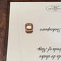 Autumn Tone Animal Square Acrylic Beads 16mm 10pcs 5