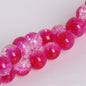 Crackle Round Glass Beads 8mm Colorful Mixed Colors 50pcs 12