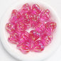 Transparent Hot Air Balloon Acrylic Beads 30x25mm Glossy Pastel 5pcs 7