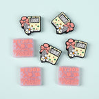 Silicone Focal Beads Library Reed Duck Book Phrase Set 20pcs 2