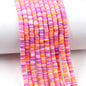 Flat Clay Beads 6mm Colorful Mixed Polymer Spacer 10strands 9