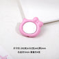 Cat Head Mirror Acrylic Beads 28x32mm Round Flat 10pcs 9