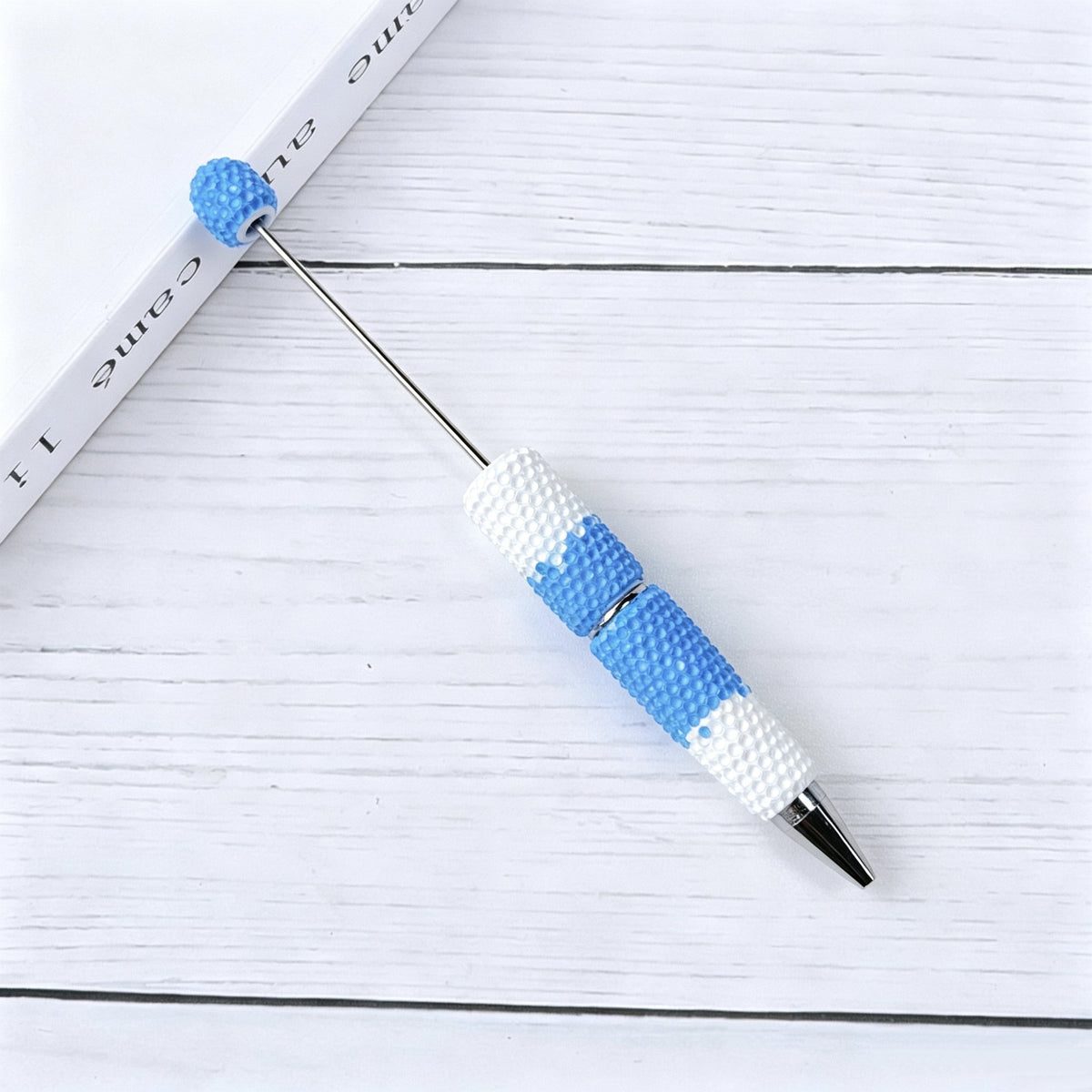 Gradient Candy Color Beadable Pen with Full Rhinestones 19