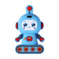 Silicone 3D Focal Beads Love Robot Holding Heart 20pcs 15