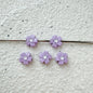 Flower Metal Beads 10mm Baking Painted Cherry Blossom 20pcs 12