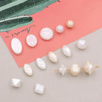 Vintage Baroque Style Imitation Pearl Acrylic Beads White Creamy 20pcs