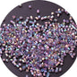 Iridescent Seed Bugle Glass Beads 3mm Mixed Colors 3000pcs 22