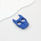 Self Defense Finger Lock Ring Dog Head Keychain Plastic 9x6cm