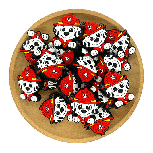Silicone Focal Beads Paw Patrol Dog Faces 20pcs 2
