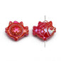 Painted Cat Fish Acrylic Beads 26x22mm Glossy Iridescent 8pcs 11