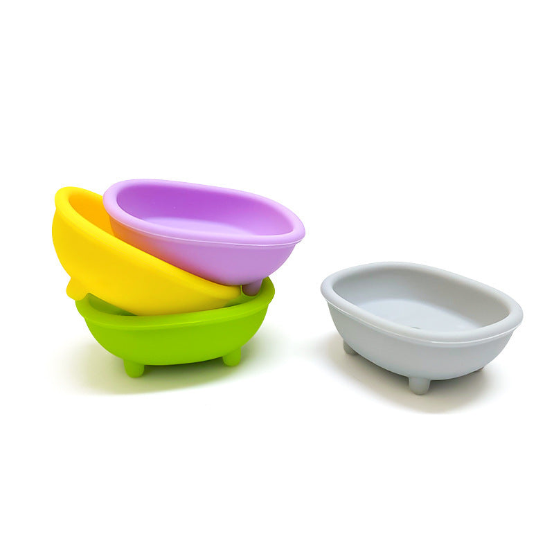 3D Bath Tub Silicone Focal Beads 20 pcs for Kids Crafts