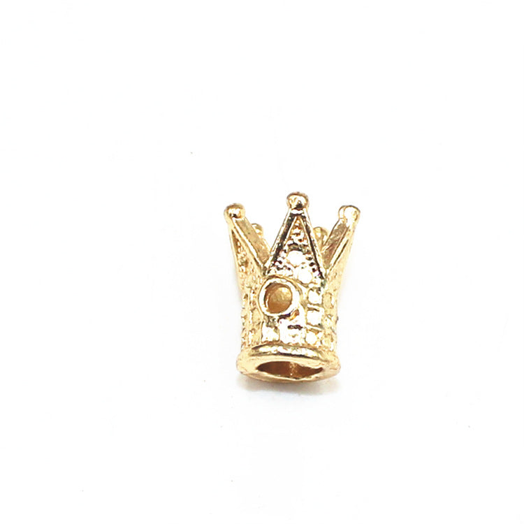 Crown Metal Beads 12mm Vintage Large Hole Alloy 50pcs 5