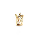 Crown Metal Beads 12mm Vintage Large Hole Alloy 50pcs 5