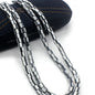 Cylindrical Clay Beads 6mm Two-Color Striped Matte Finish 10strands 630pcs 6